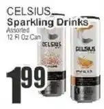 Food Universe Celsius sparkling drinks offer