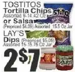 Food Universe Tostitos Tortilla Chips or Salsa offer