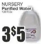 Food Universe Nursery Purified Water offer