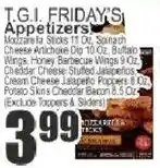 Food Universe T.G.I. Friday's appetizers offer