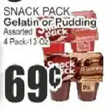 Food Universe Snack Pack Gelatin or Pudding offer