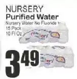 Food Universe Nursery purified water offer
