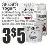 Food Universe Siggis Yogurt offer
