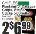 Food Universe Chifles Plantains or Cassava Chips, Strips, Sticks or Shells offer