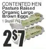Food Universe Pasture raised organic large brown eggs offer