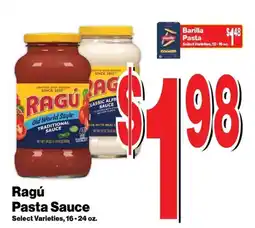 Super Saver Ragú Pasta Sauce offer