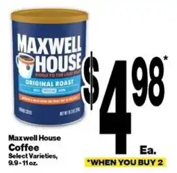 Super Saver Maxwell House Coffee offer