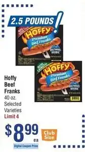 Smart & Final Hoffy Beef Franks offer