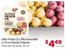 Family Fare Little Potato Co. Microwavable or Oven Ready Potatoes offer