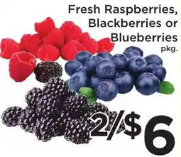 Green Hills Grocery Fresh Raspberries, Blackberries or Blueberries offer