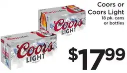 Green Hills Grocery Coors or Coors Light offer