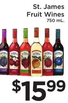Green Hills Grocery St. James Fruit Wines offer