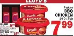 C Town Lloyd's pork or bbq chicken offer