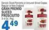 C Town Daniele Gran Premio Sliced Prosciutto offer