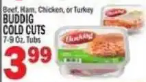 C Town Buddig cold cuts offer