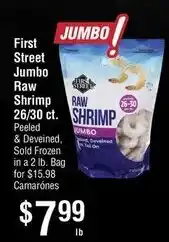 Smart & Final First Street Jumbo Raw Shrimp offer