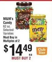 Smart & Final M&M's Candy offer