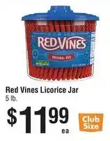 Smart & Final Red Vines Licorice Jar offer