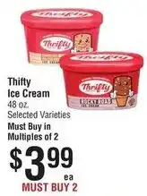 Smart & Final Thrifty ice cream offer