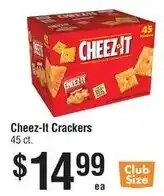 Smart & Final Cheez-it Crackers offer