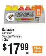 Smart & Final Gatorade thirst quencher offer