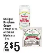 Smart & Final Cacique Ranchero Queso Fresco offer