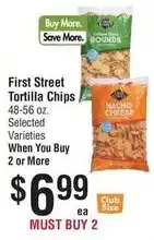 Smart & Final First Street Tortilla Chips offer