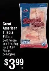 Smart & Final Great American Tilapia Fillets offer