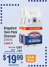 Smart & Final Kingsford twin pack charcoal offer