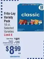 Smart & Final Frito-Lay variety pack offer