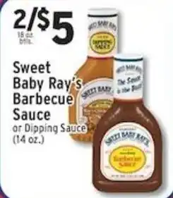 Met Foodmarkets Sweet Baby Ray's Barbecue Sauce or Dipping Sauce offer