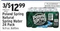 Met Foodmarkets Poland Spring Natural Spring Water offer