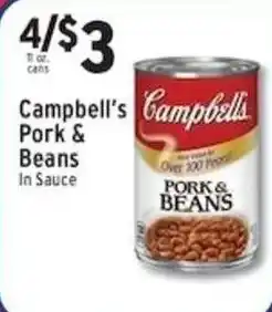 Met Foodmarkets Campbell's Pork & Beans In Sauce offer