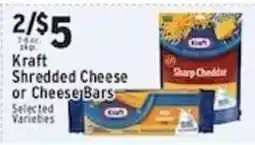 Met Foodmarkets Kraft shredded cheese or cheese bars offer