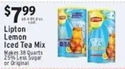Met Foodmarkets Lipton Lemon Iced Tea Mix offer