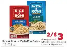 Family Fare Rice-A-Roni or Pasta Roni Sides offer