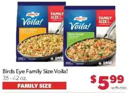 Family Fare Birds Eye Family Size Voila! offer