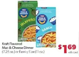 Family Fare Kraft Flavored Mac & Cheese Dinner offer