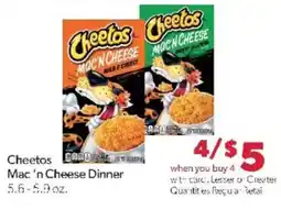 Family Fare Cheetos Mac 'n Cheese Dinner offer