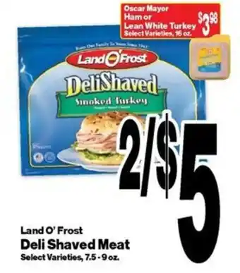 Super Saver Land O' Frost Deli Shaved Meat offer
