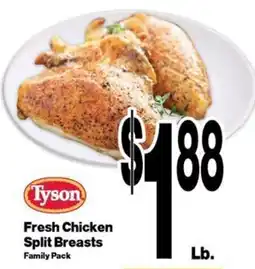 Super Saver Tyson Fresh Chicken Split Breasts offer