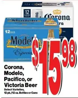 Super Saver Corona, Modelo, Pacifico, or Victoria Beer offer
