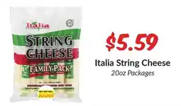 Woodman's Italia string cheese offer