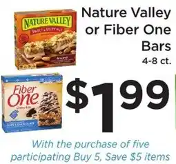 Green Hills Grocery Nature Valley or Fiber One Bars offer