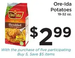 Green Hills Grocery Ore-Ida Shredded Potatoes offer