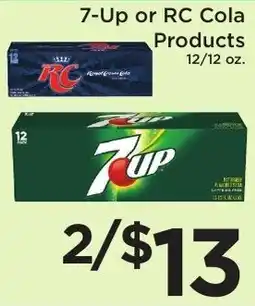Green Hills Grocery 7-Up or RC Cola Products offer