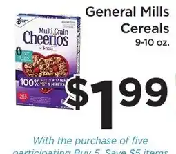 Green Hills Grocery General Mills Multi Grain Cheerios offer