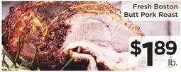 Green Hills Grocery Fresh Boston Butt Pork Roast offer