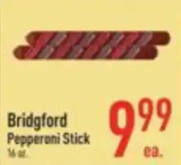 Strack & Van Til Bridgford Pepperoni Stick offer