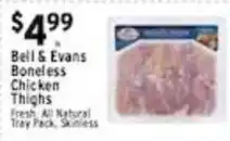 Met Foodmarkets Bell & Evans Boneless Chicken Thighs offer